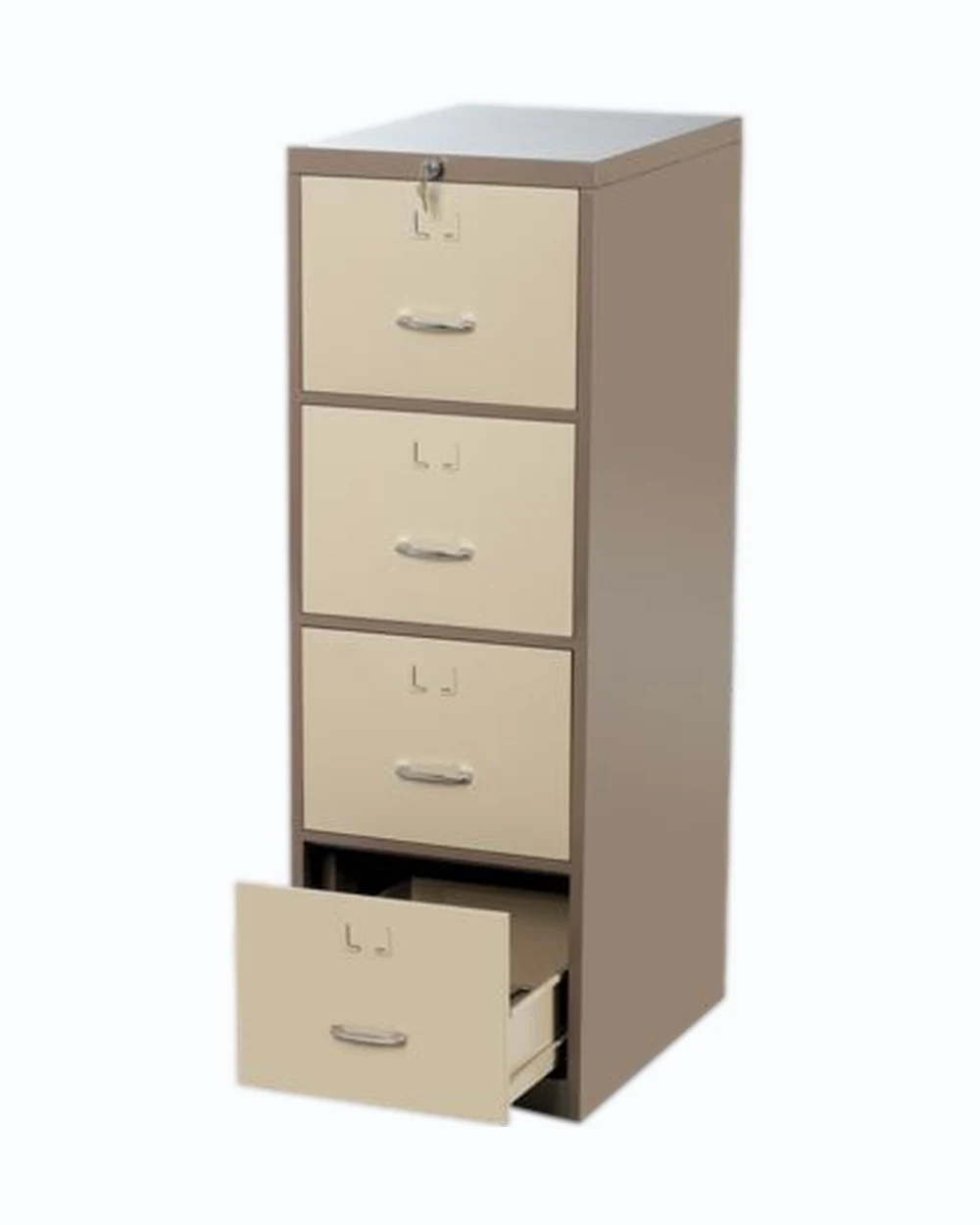 FD06 dört çekmeceli metal karteks dolabı, 145 × 62 × 46 cm
